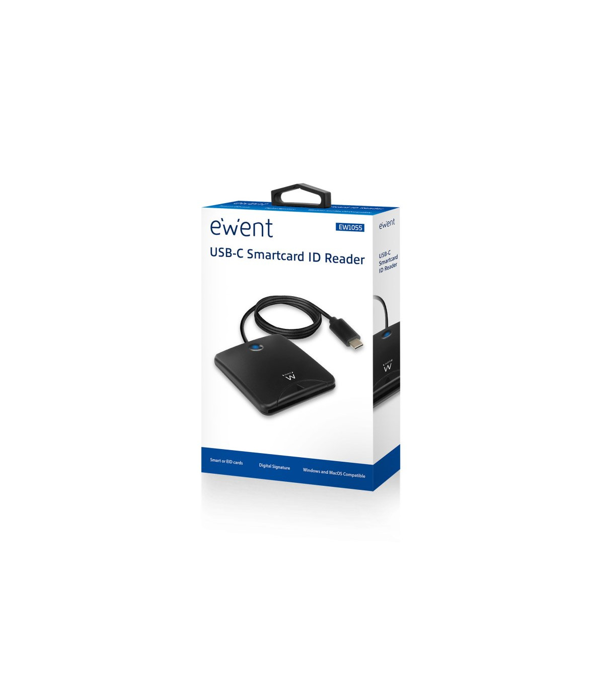 EWENT EW1055 Lector Tarjetas USB-C/ DNI electronic
