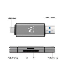 EWENT EW1075 USB3.1 Gen 1 Compact card reader All