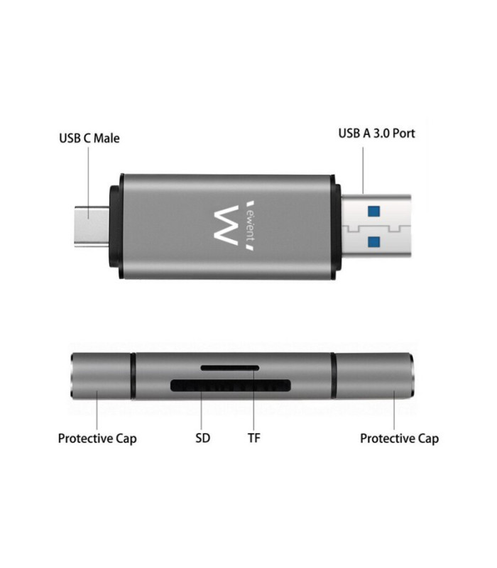 EWENT EW1075 USB3.1 Gen 1 Compact card reader All