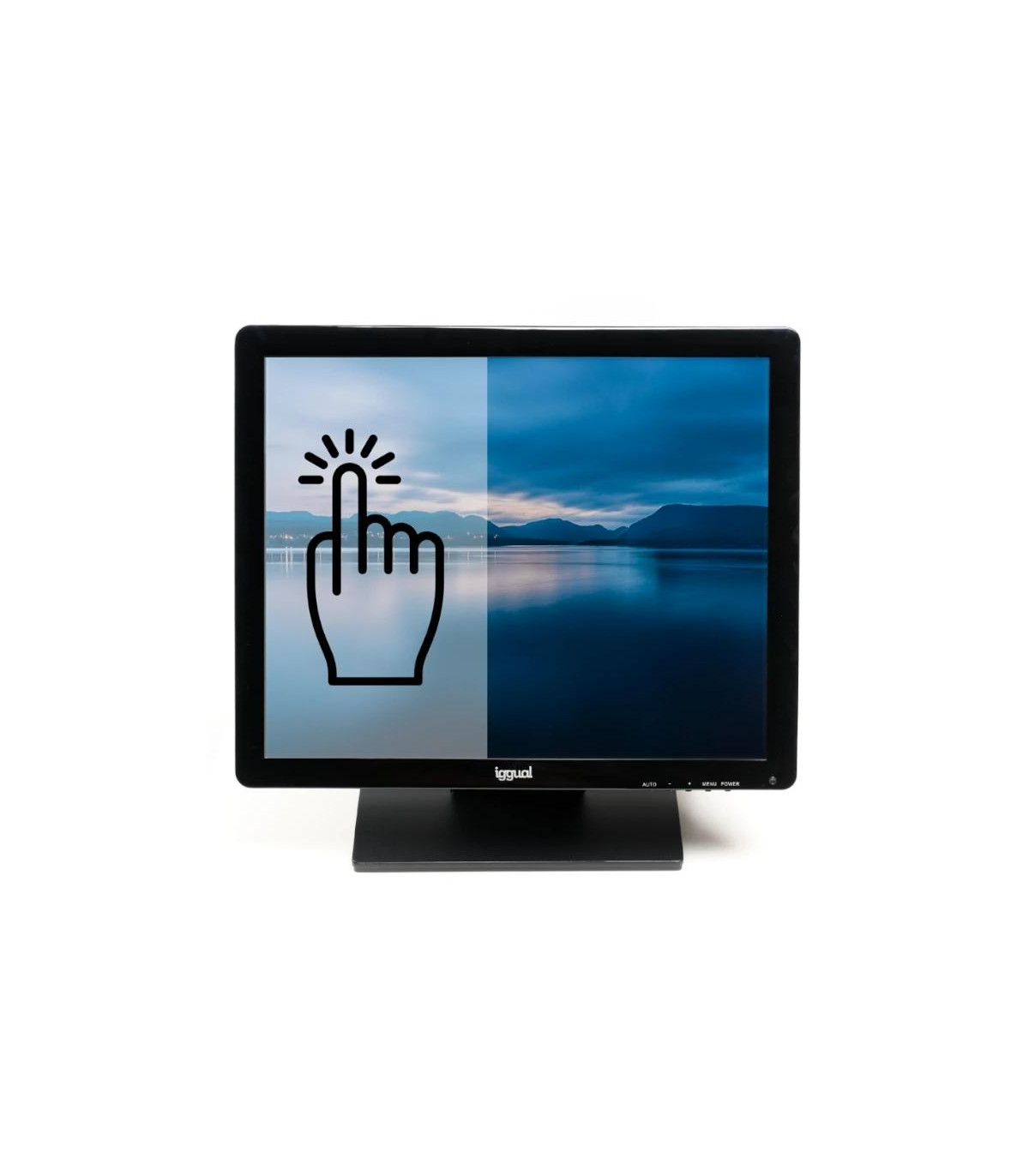 iggual Monitor táctil resistivo 19" USB VGA HDMI