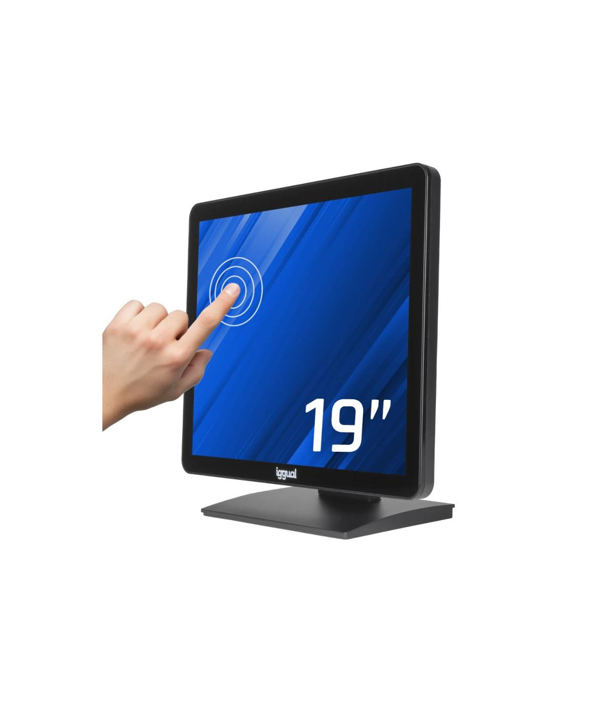 iggual Monitor táctil capacitivo 19" VGA HDMI USB