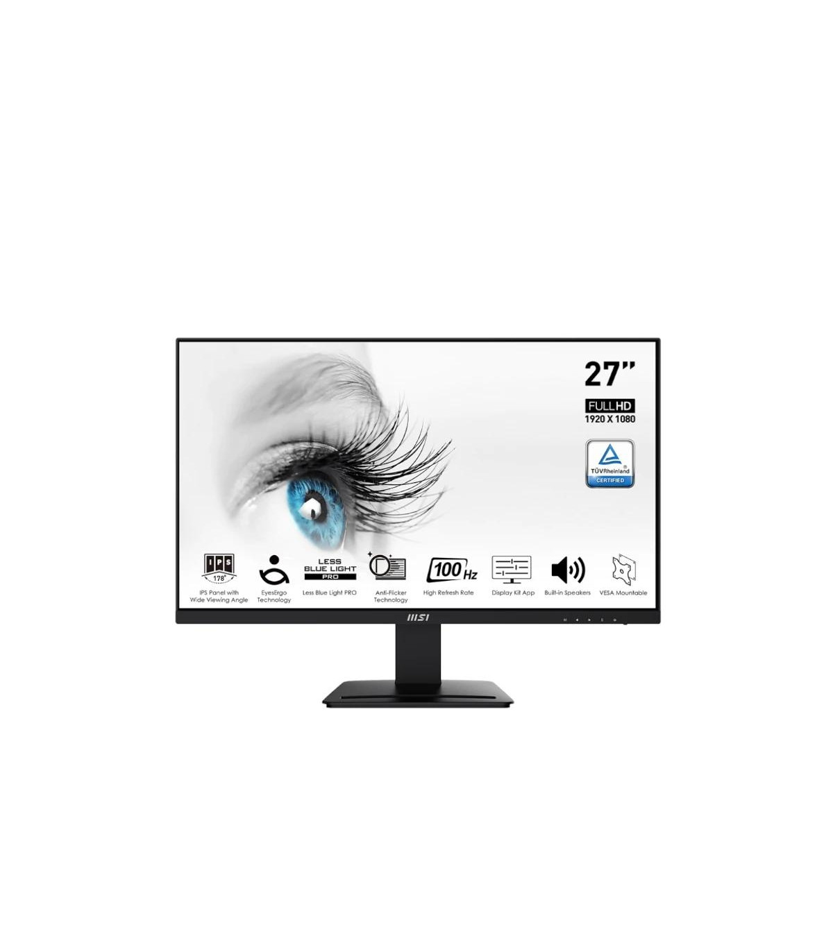 MSI MP273A Monitor 27" IPS FHD 100hz VGA DP HDMI M