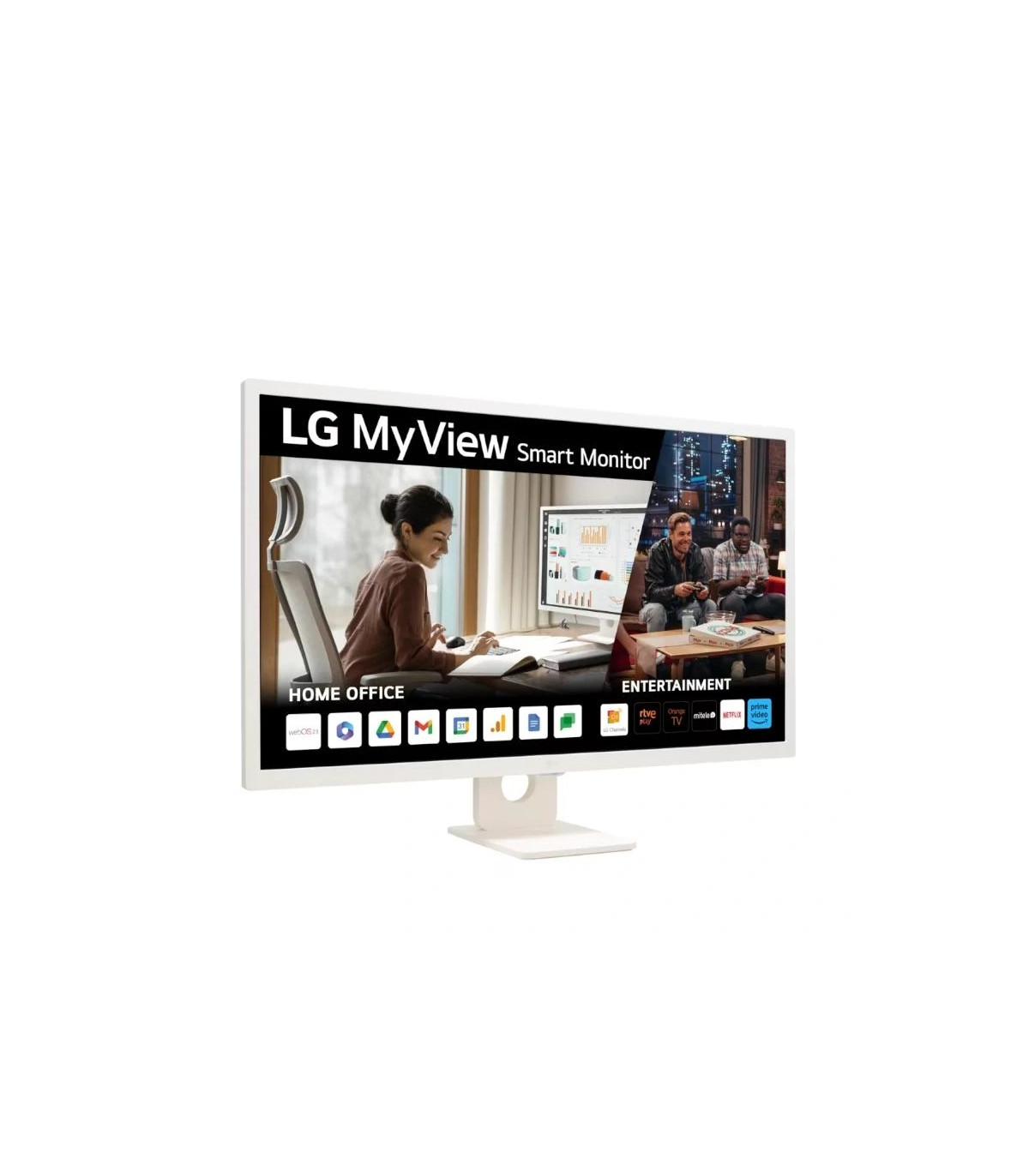 LG 32SR50F-W monitor Smart 32"IPS FHD HDMI USB MM