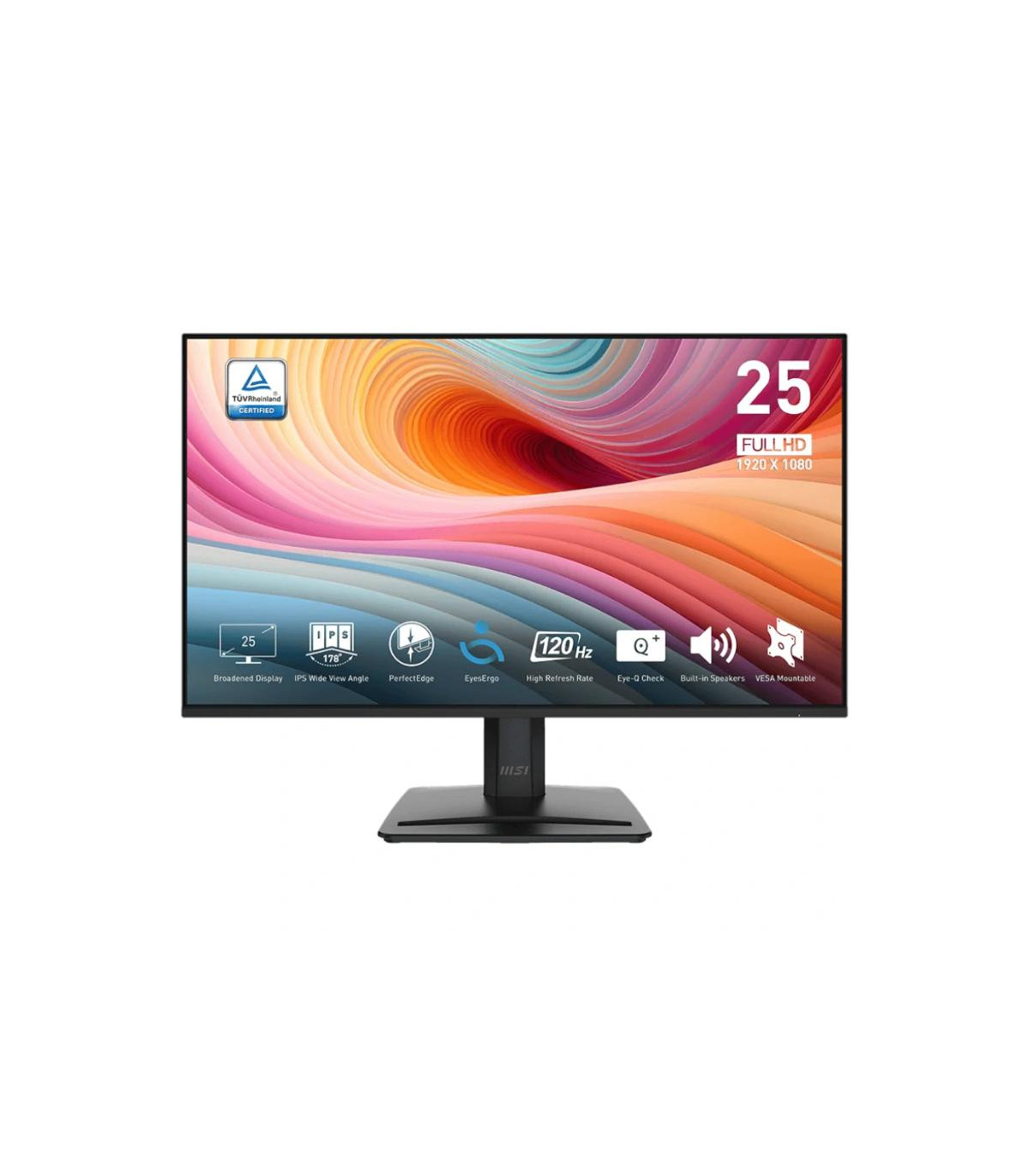 MSI MP251 E2 Monitor 24.5" IPS 120h VGA HDMI DP