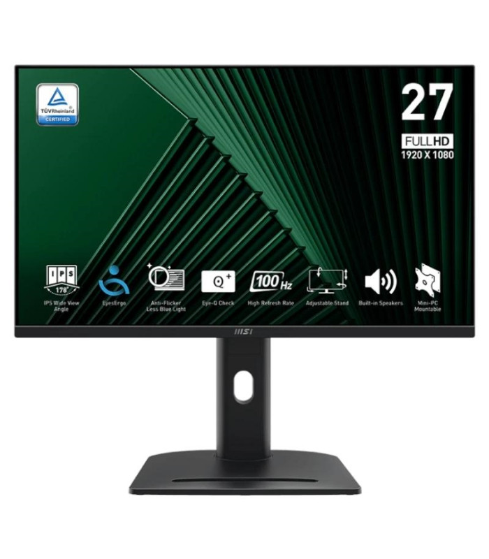 MSI MP275PG Monitor 27"100h VGA HDMI DP  MM AA