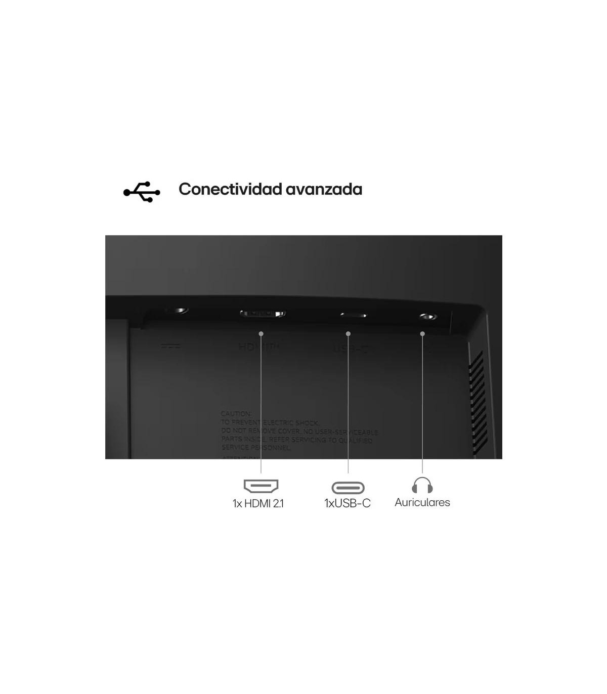 LG 24U421A-B monitor 23.8" FHD 1xHDMI curvo