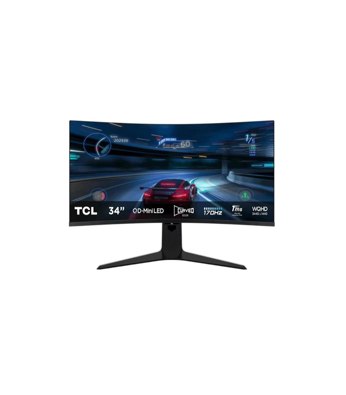 TCL 34R83Q Monitor 34" MiniLed 4K 170Hz 1ms Curv