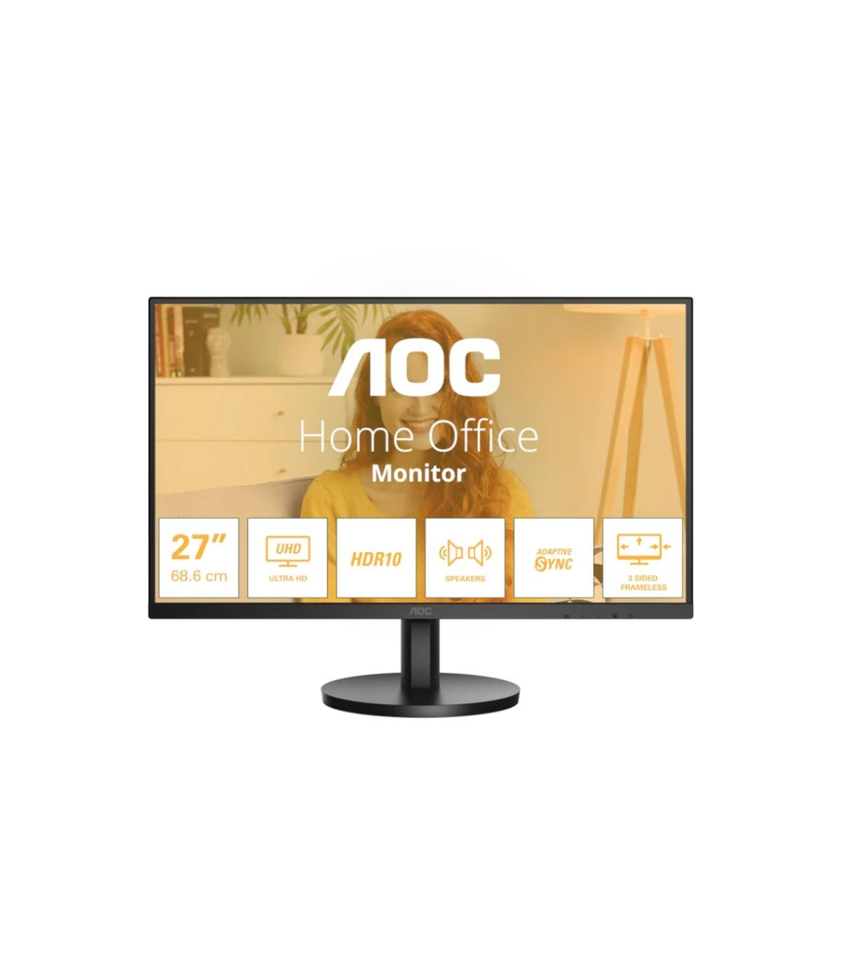 AOC U27B3A Monitor 27" IPS 4K 2HDMI DP MM