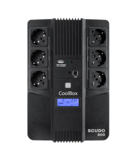COOLBOX SAI SCUDO3 800VA/480W CON PANTALLA LCD
