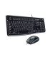 Logitech MK120 Teclado + Ratón óptico 1000dpi USB