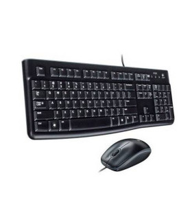 Logitech MK120 Teclado + Ratón óptico 1000dpi USB