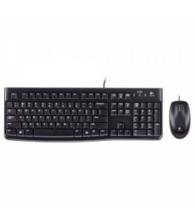 Logitech MK120 Teclado + Ratón óptico 1000dpi USB