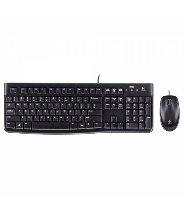 Logitech MK120 Teclado + Ratón óptico 1000dpi USB