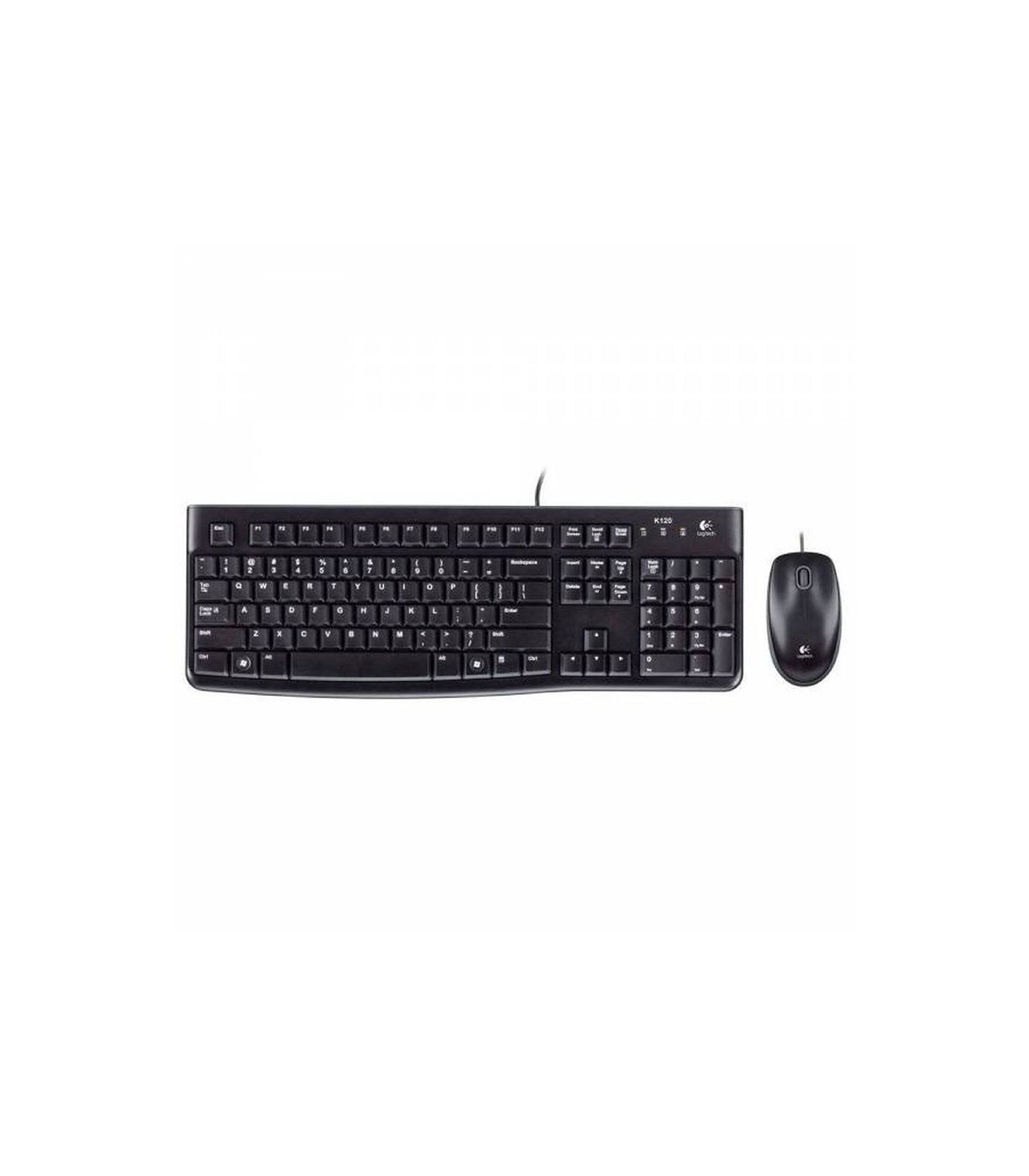 Logitech MK120 Teclado + Ratón óptico 1000dpi USB