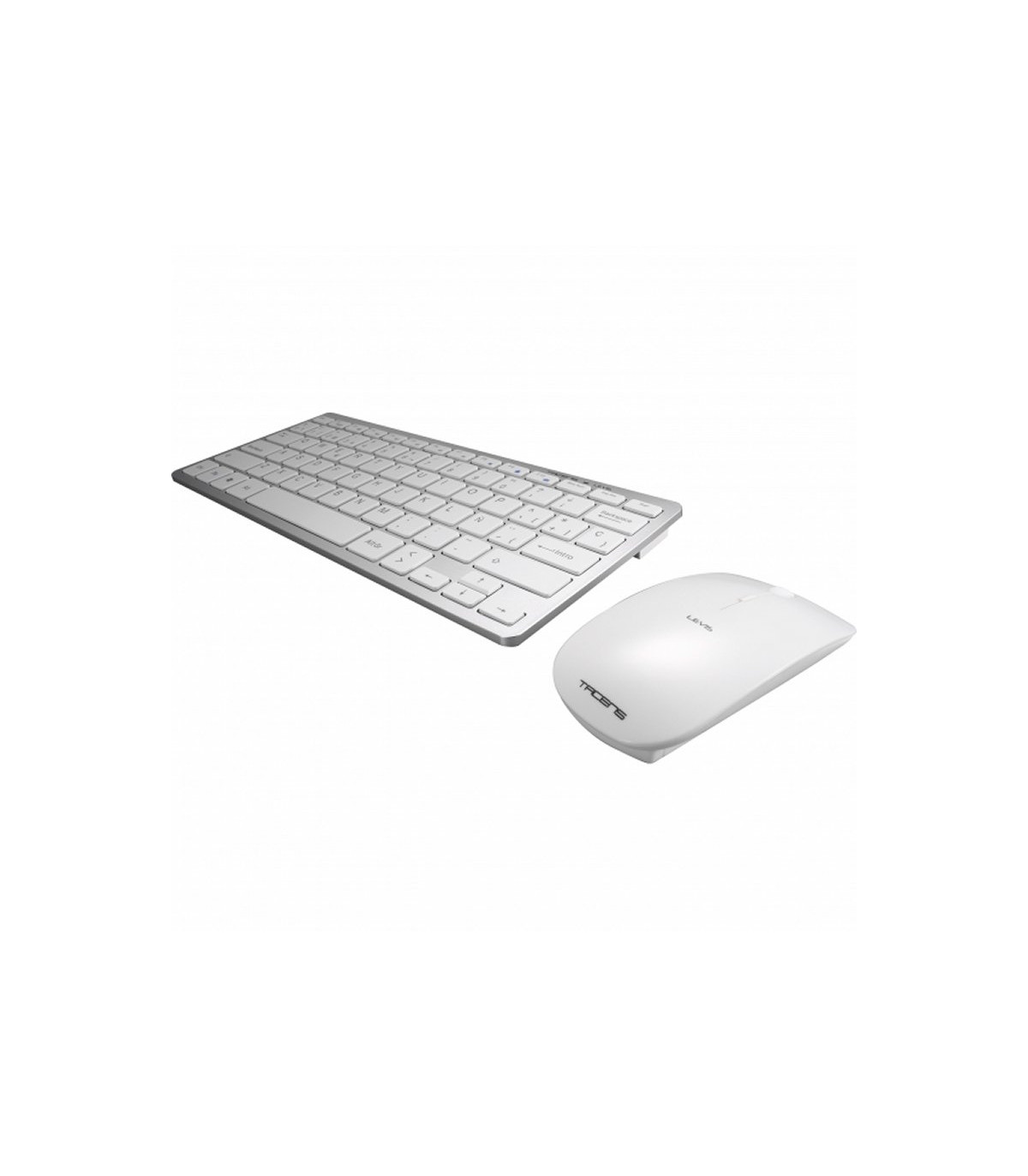 Tacens Levis Teclado+Ratón Inalámbrico Blanco Ultr