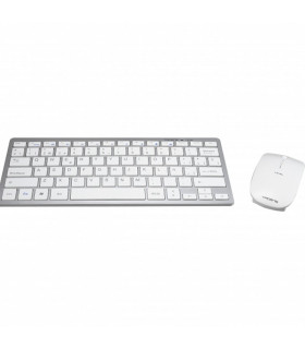 Tacens Levis Teclado+Ratón Inalámbrico Blanco Ultr