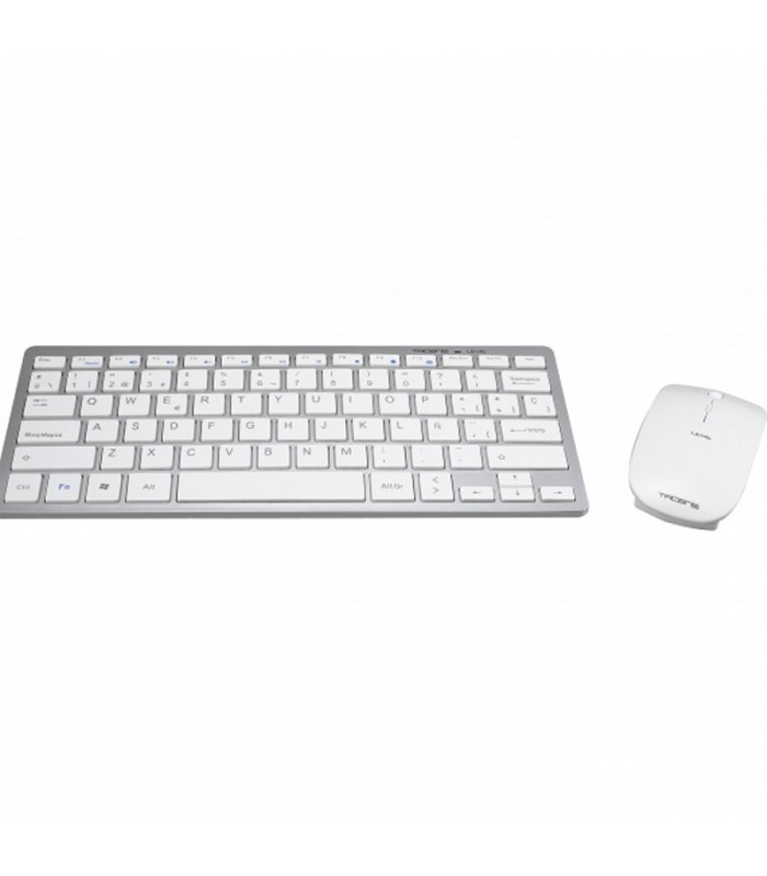 Tacens Levis Teclado+Ratón Inalámbrico Blanco Ultr
