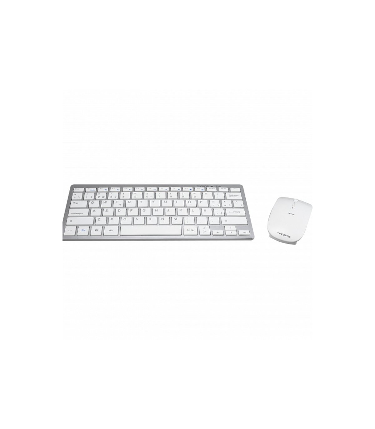 Tacens Levis Teclado+Ratón Inalámbrico Blanco Ultr
