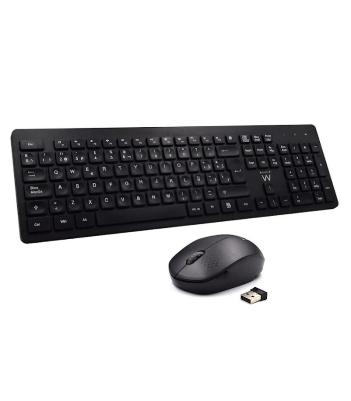 Ewent Teclado+Ratón Inalámbrico EW3256 Negro