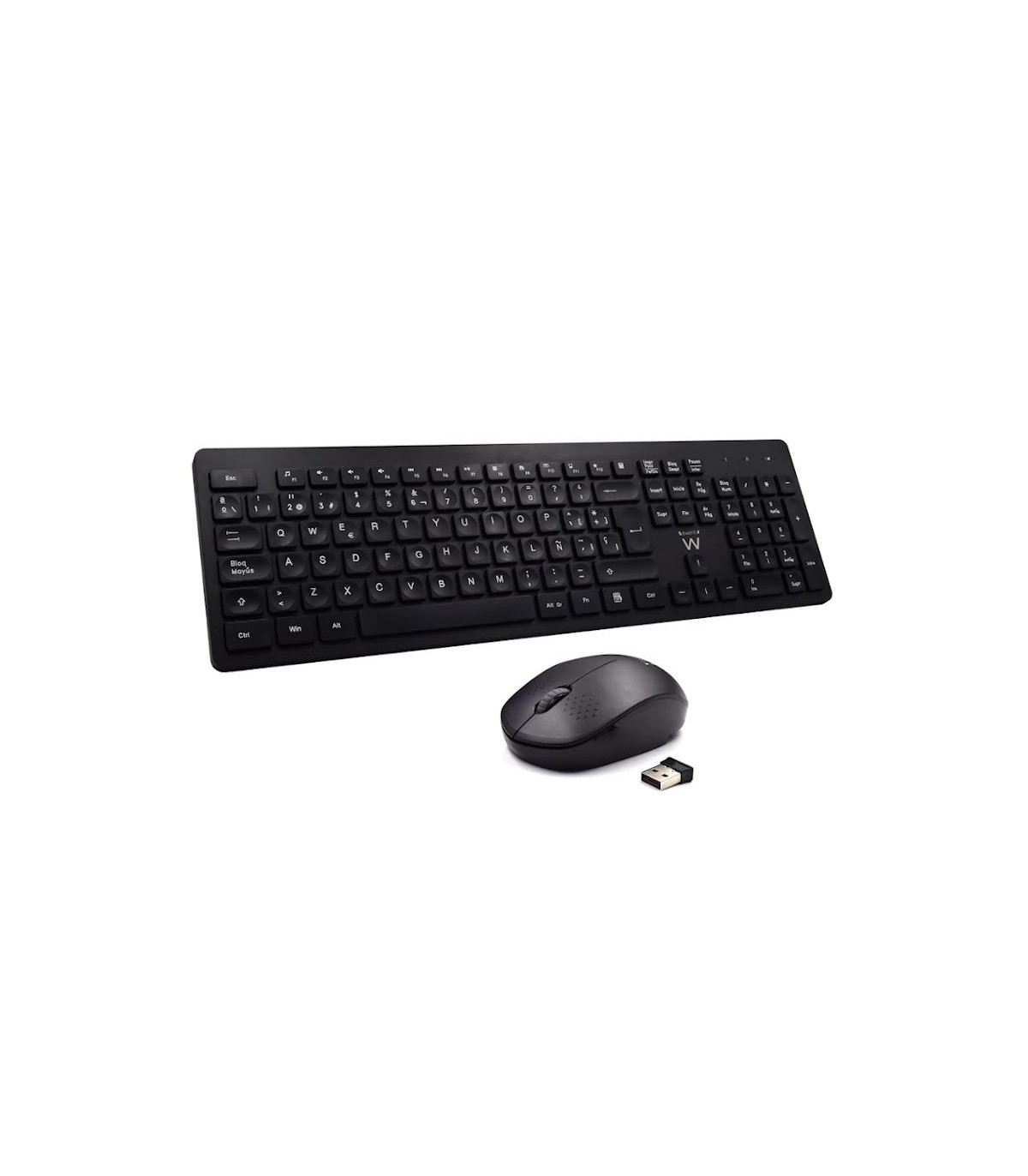 Ewent Teclado+Ratón Inalámbrico EW3256 Negro