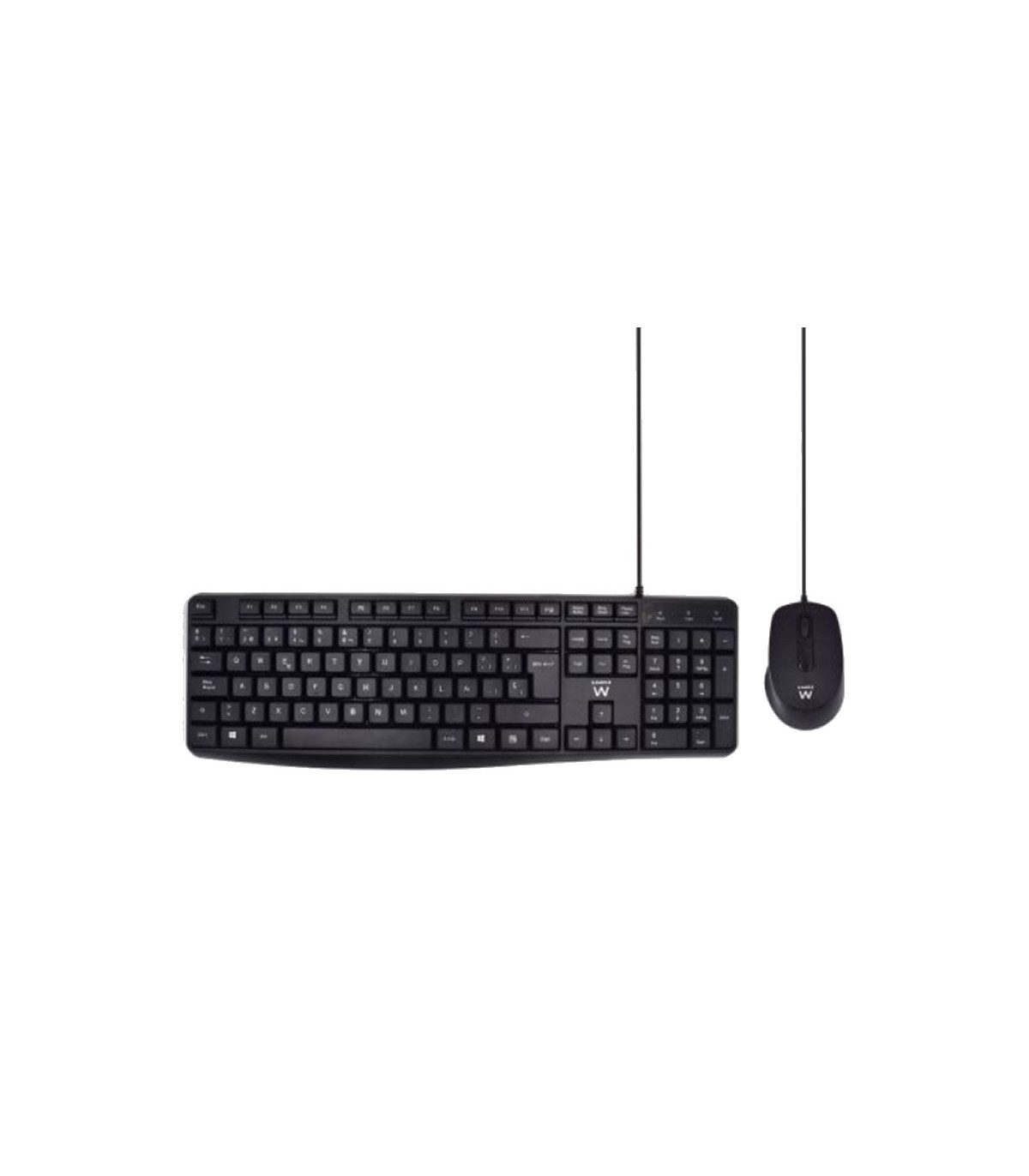 Ewent EW3006 kit teclado+ raton escrit. silenciosa