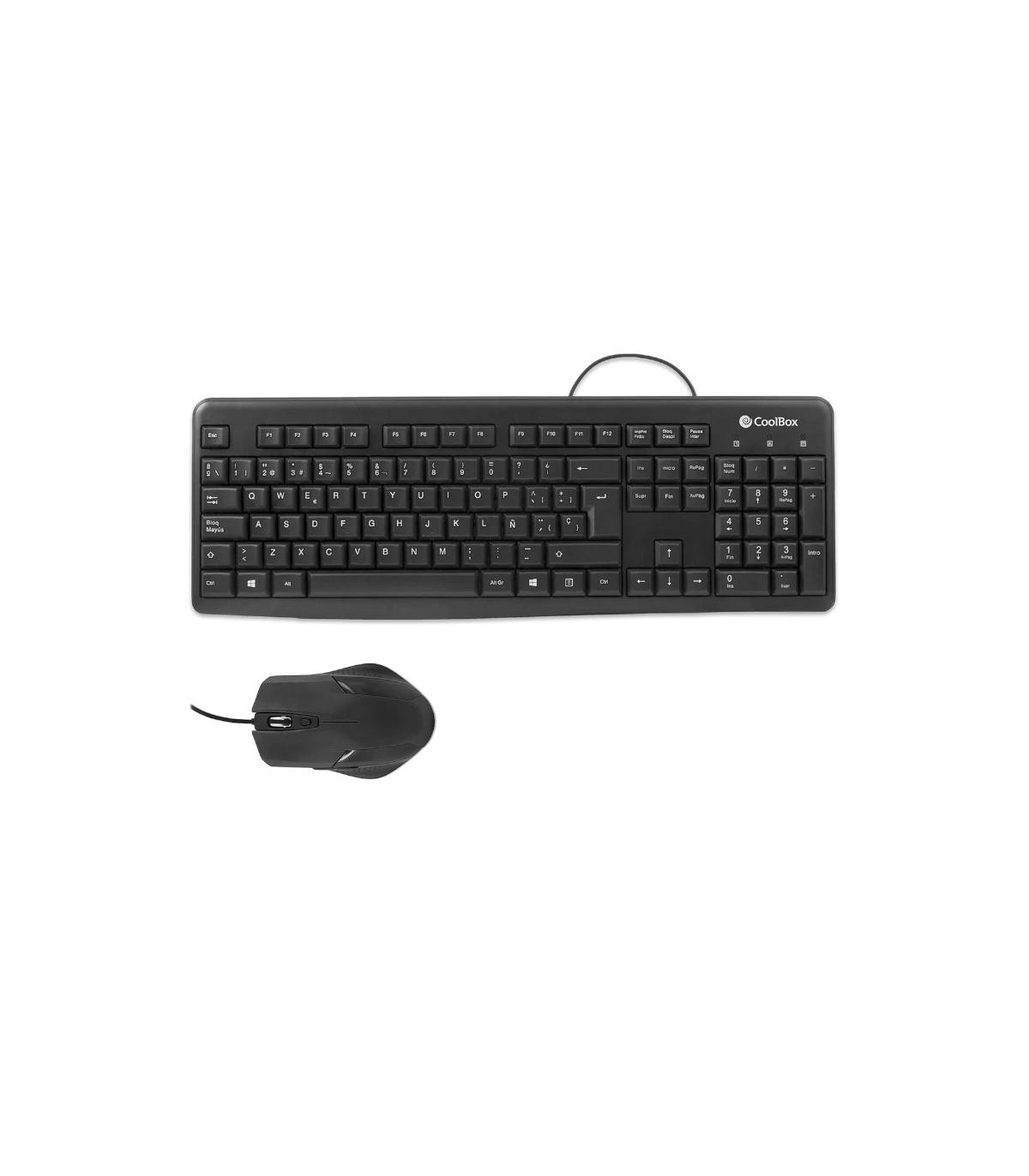 Coolbox Kit Teclado + Raton USB con cable