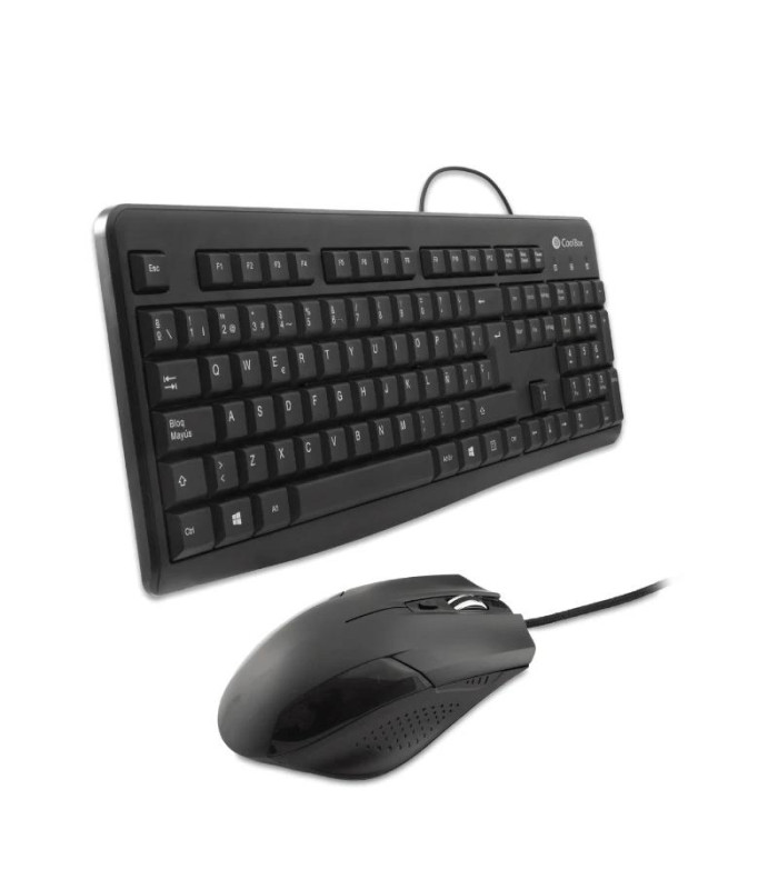 Coolbox Kit Teclado + Raton USB con cable