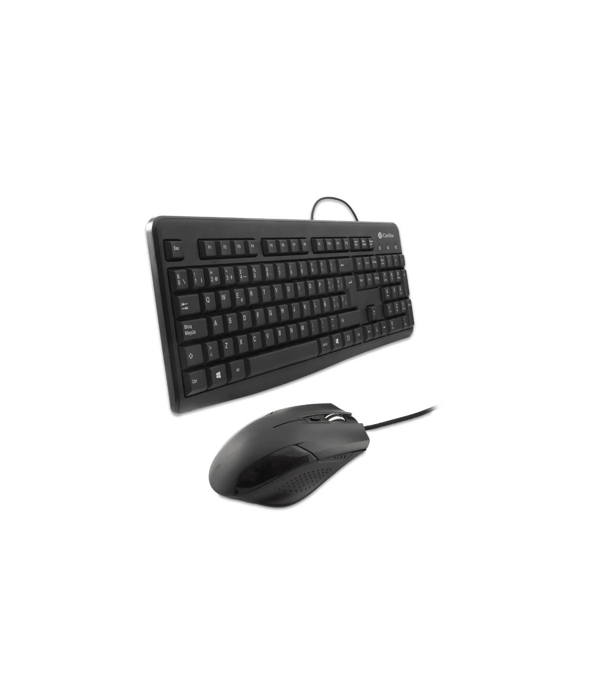 Coolbox Kit Teclado + Raton USB con cable