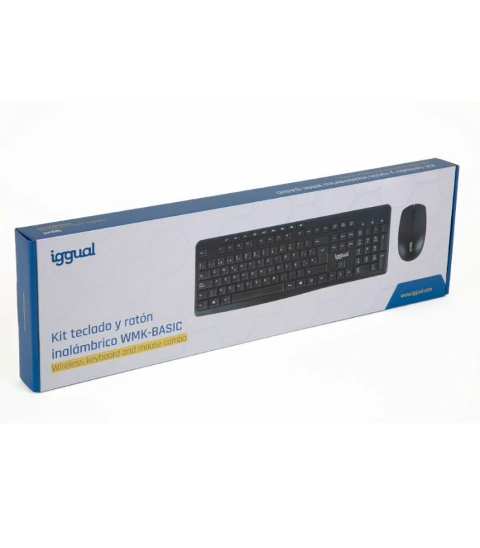 iggual Kit teclado ratón inalámbrico WMK-BASIC