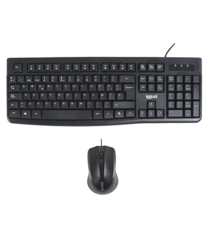 iggual Kit teclado y ratón CMK-BUSINESS2 negro