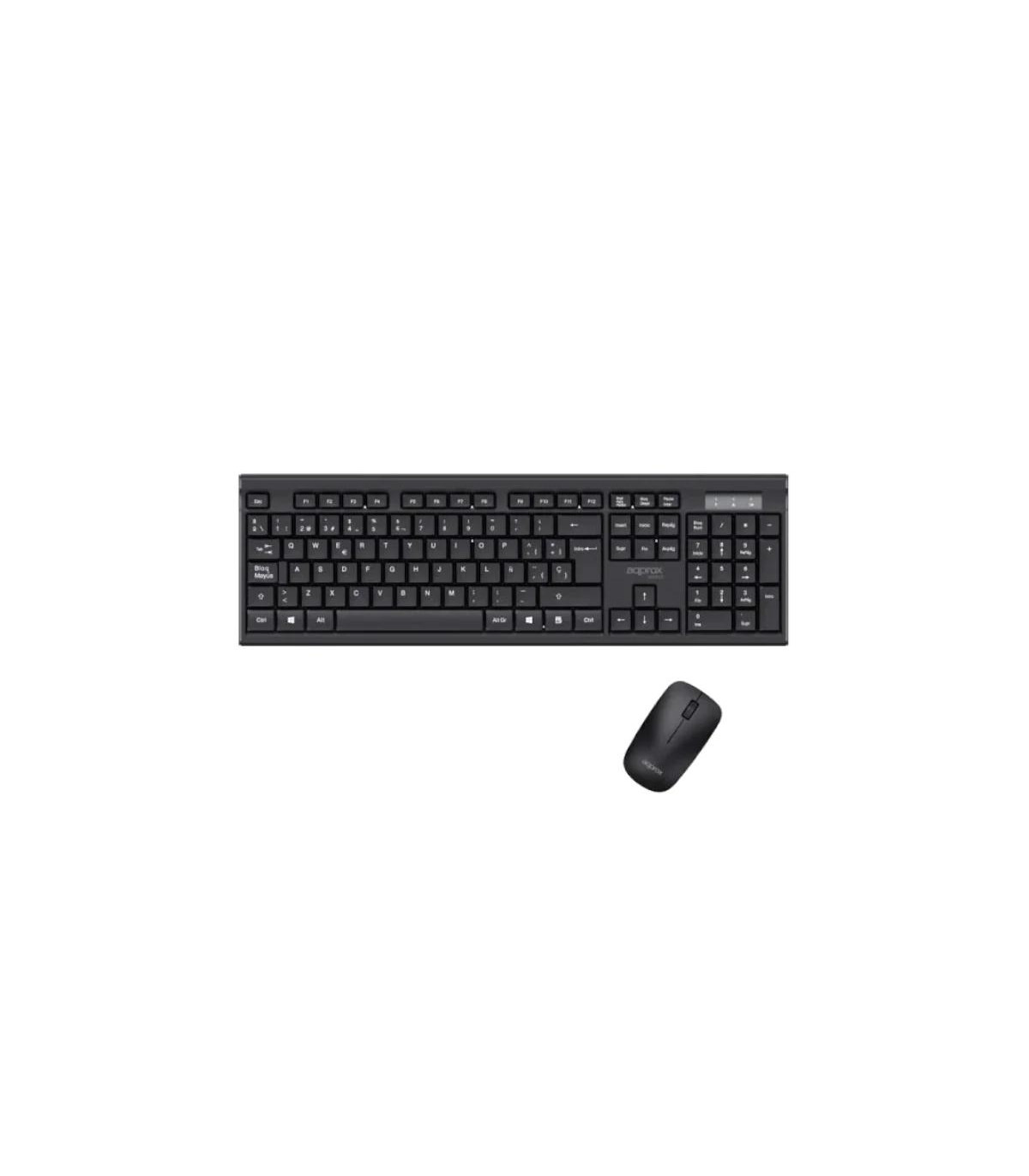 APPROX Teclado+raton inal. MX410 Negro