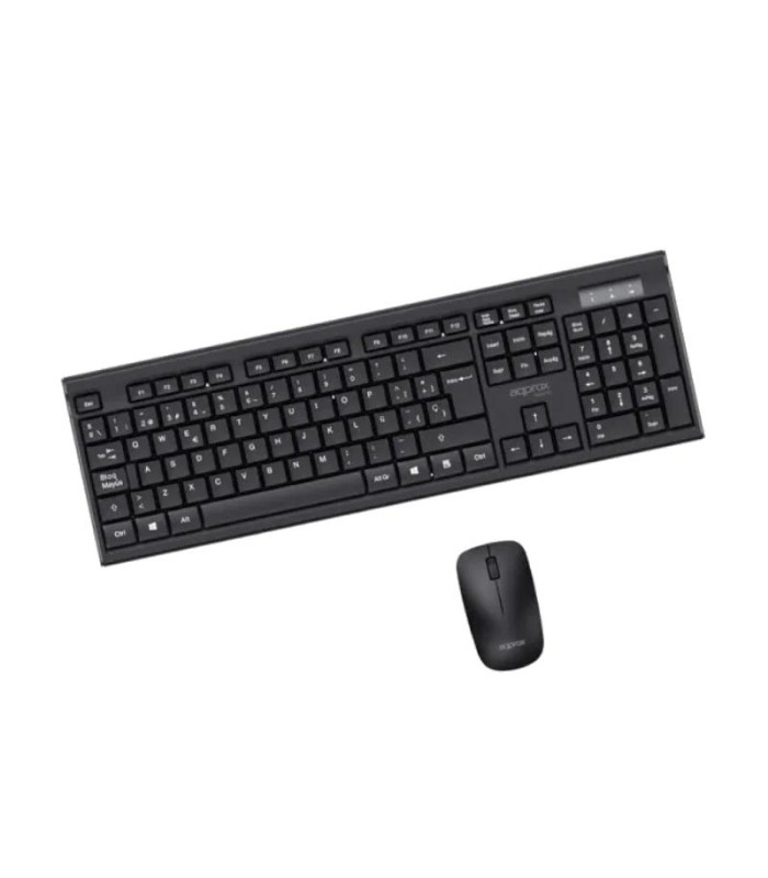 APPROX Teclado+raton inal. MX410 Negro
