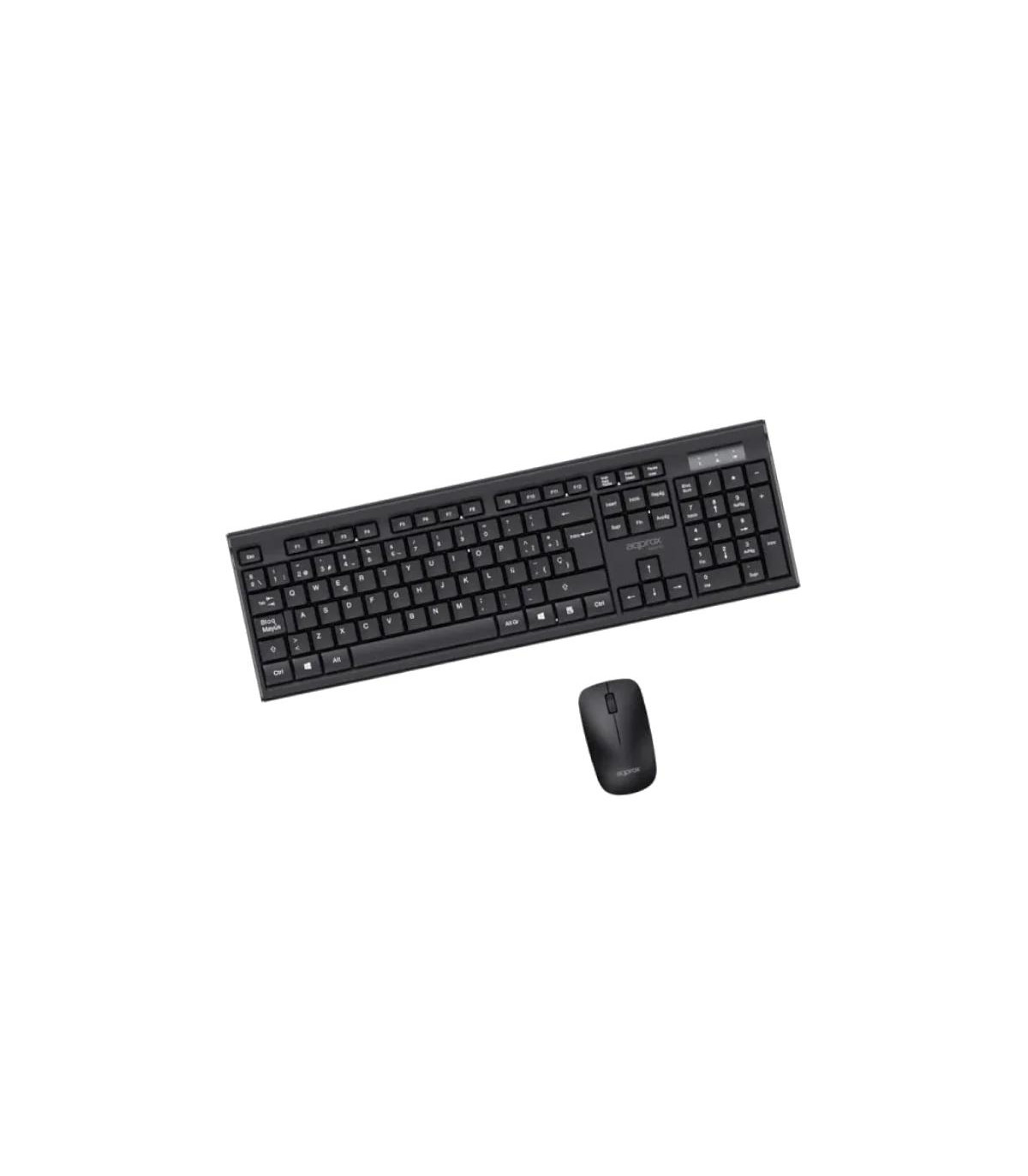 APPROX Teclado+raton inal. MX410 Negro