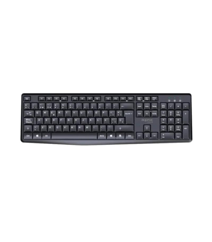 APPROX Teclado+raton inalamb X420B 1000DPI Negro