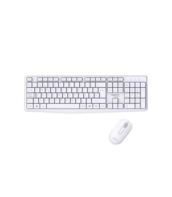 APPROX Teclado+raton inalamb X420W 1000DPI Blanco