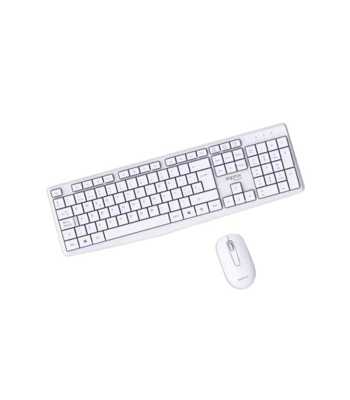 APPROX Teclado+raton inalamb X420W 1000DPI Blanco