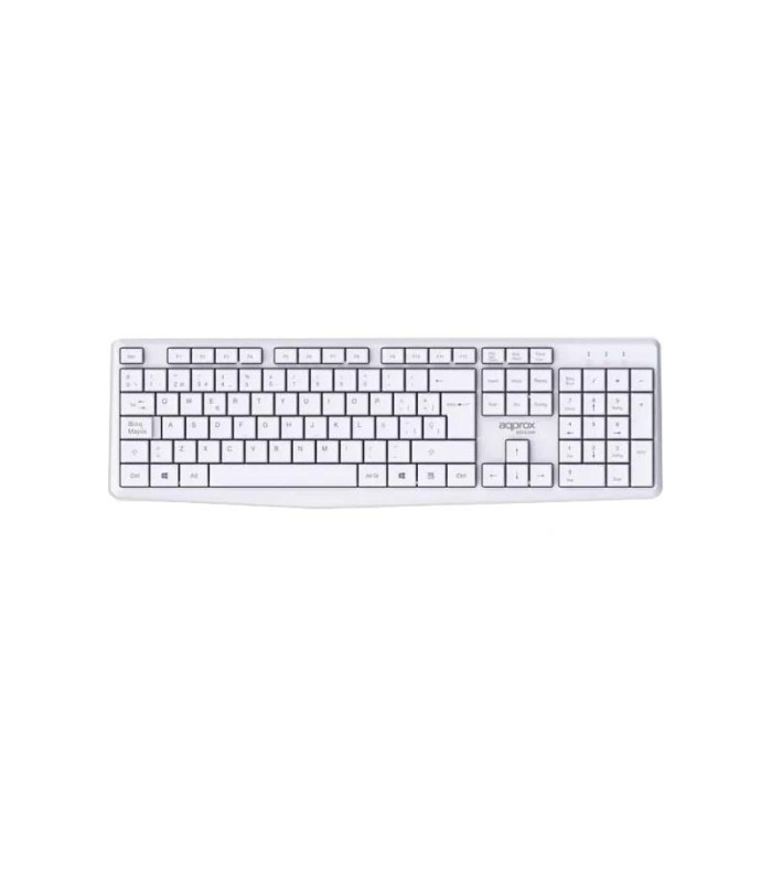 APPROX Teclado+raton inalamb X420W 1000DPI Blanco