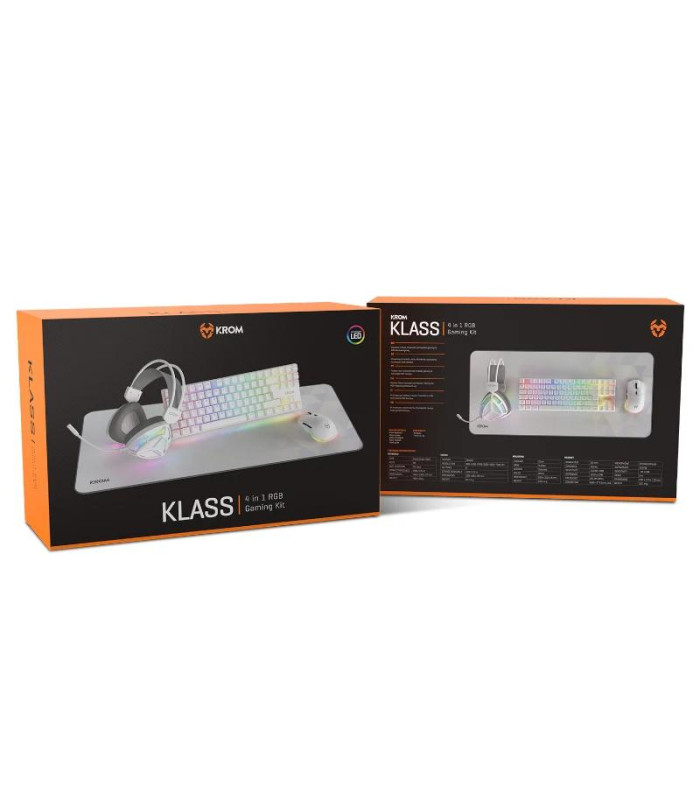 KROM KLASS PCombo Gaming  4 en 1