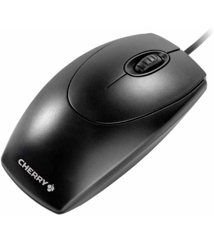 Cherry Ratón óptico Negro PS/2-USB