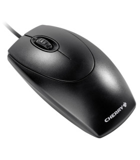 Cherry Ratón óptico Negro PS/2-USB