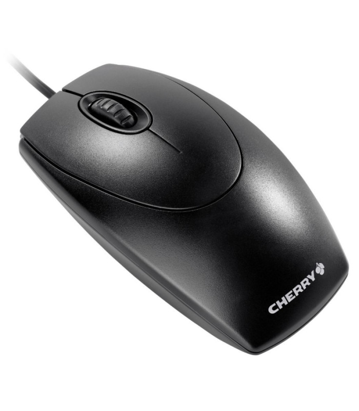 Cherry Ratón óptico Negro PS/2-USB