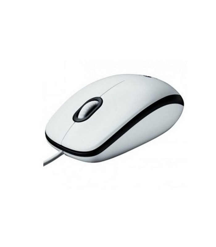 Logitech B100 Ratón Blanco OEM