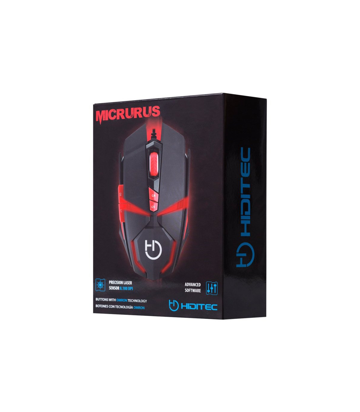 Hiditec Ratón Gaming Micrurus 8100DPI