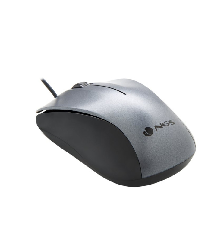 NGS Ratón Óptico WIRED GRAY