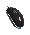 iggual Ratón óptico COM-LED-1600DPI negro