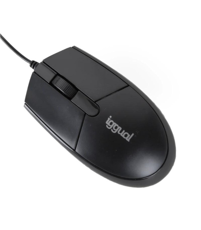 iggual Ratón óptico COM-BASIC3-800DPI negro