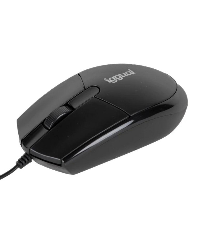iggual Ratón óptico COM-BASIC3-800DPI negro