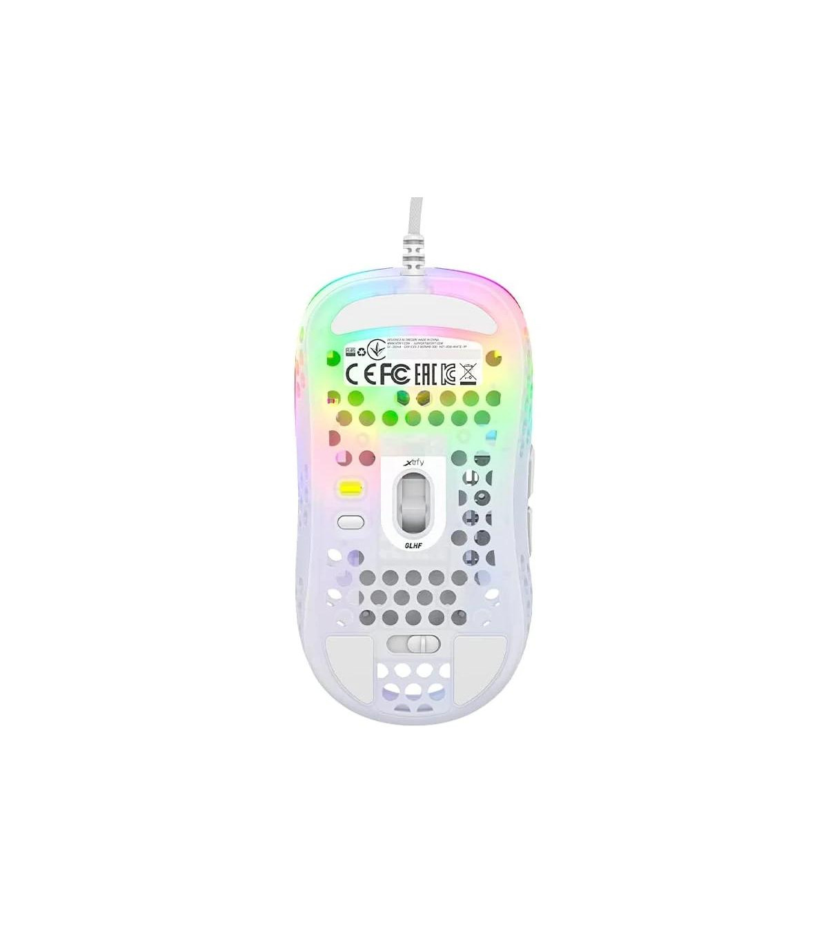 Cherry Xtrfy Ratón RGB 400-16.000 dpi USB WHITE