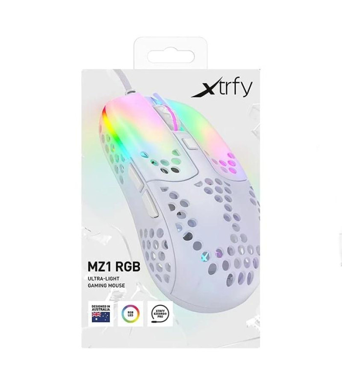 Cherry Xtrfy Ratón RGB 400-16.000 dpi USB WHITE