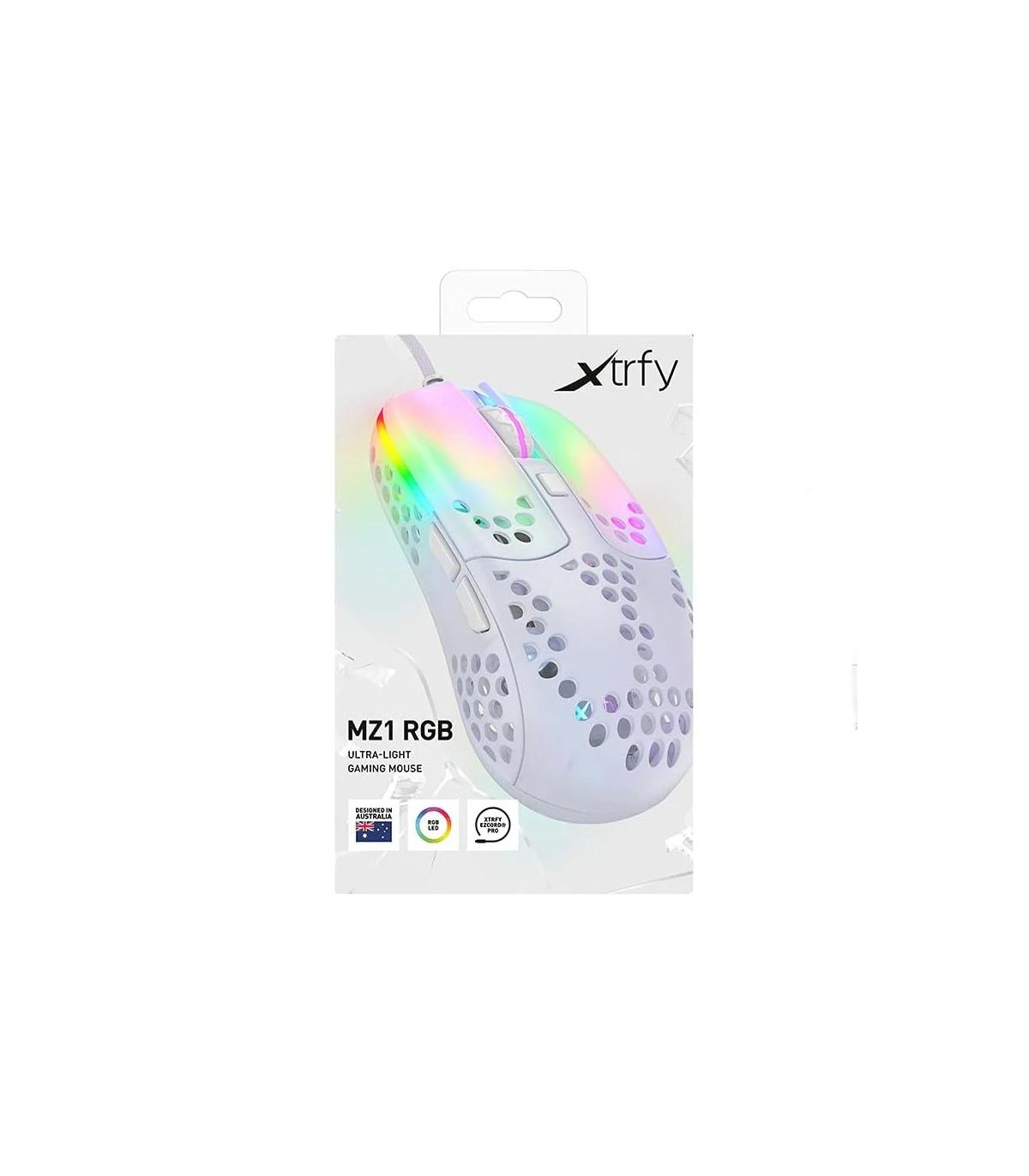 Cherry Xtrfy Ratón RGB 400-16.000 dpi USB WHITE